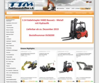 TTM-Shop.de(TTM Funktionsmodellbau e.K) Screenshot
