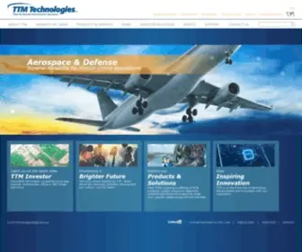 TTM.com(Advanced PCB Manufacturer & RF Supplier) Screenshot
