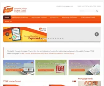 TTMF-Mortgages.com(Trinidad and Tobago Mortgage Finance Company) Screenshot