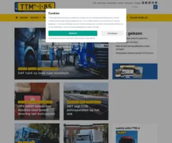 TTM.nl(De website voor eigen en beroepsvervoer) Screenshot