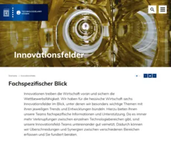 TTN-Hessen.de(Innovationsunterstützung) Screenshot