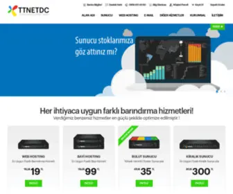 TTnetdc.com(Turkiye Telekom Data Center Yönetimli Web Hosting) Screenshot