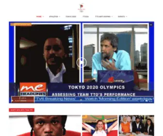 TToc.org(The Official Website of the Trinidad and Tobago Olympic Committee) Screenshot