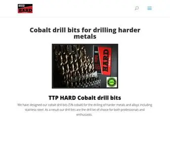 TTP-Hard-Drills.com(Cobalt drill bits for drilling hard metals and alloys) Screenshot