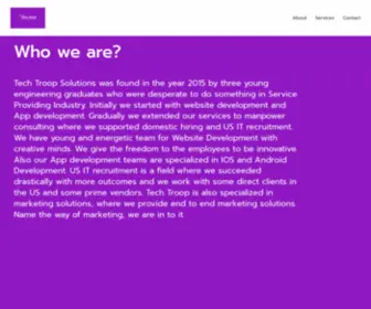 TTroops.com(This site) Screenshot