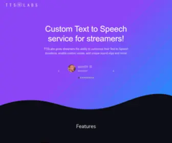TTslabs.ai(TTSLabs) Screenshot