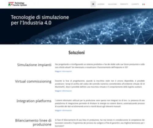 TTsnetwork.net(Tecnologie di simulazione per l'Industria 4.0) Screenshot