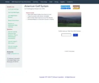 TTsoft.com(American Golf System American Golf System) Screenshot