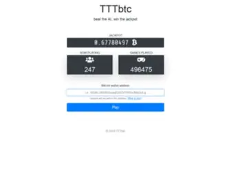 TTTBTC.me(Bitcoin tic tac toe) Screenshot