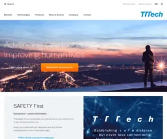 TTTech.com(Technologies that improve human lives) Screenshot