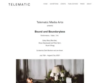 TTTelematiccc.com(Telematic Media Arts) Screenshot