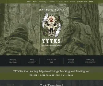 TTTK9.com(The Leader in Tracking and Trailing for Police and Military K9 Handlers) Screenshot