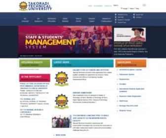 TTU.edu.gh(Takoradi Technical University) Screenshot