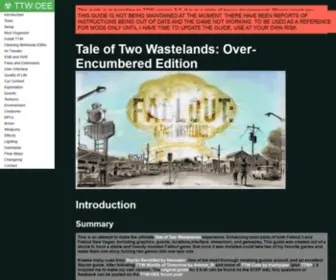 TTwoee.com(Tale of Two Wastelands) Screenshot