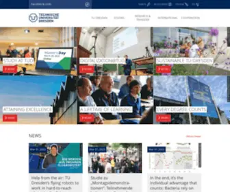 TU-Dresden.de(Technische Universität Dresden) Screenshot