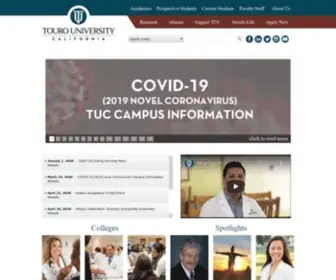 TU.edu(Touro University California) Screenshot