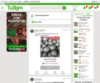 Tuagro.com(Productos) Screenshot