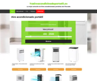 Tuaireacondicinadoportatil.es(Aire acondicionado portátil) Screenshot