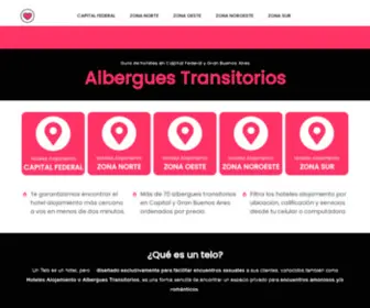 Tualberguetransitorio.com.ar(Guía de Albergues Transitorios ❤️ Telos) Screenshot