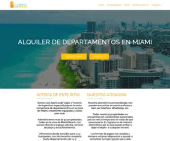 Tuapartenmiami.com.ar(Alquiler de departamentos en Miami) Screenshot