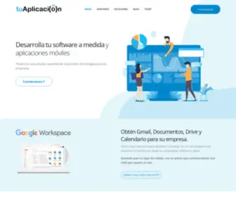 Tuaplicacion.cl(DESARROLLA TU SOFTWARE A MEDIDA) Screenshot