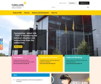 Tuas.fi(Turku University of Applied Sciences) Screenshot