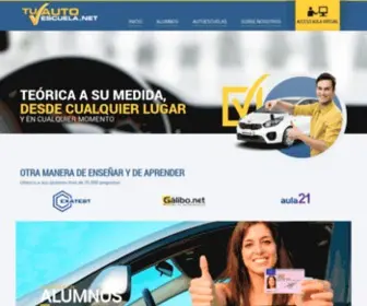 Tuautoescuela.es(Home) Screenshot