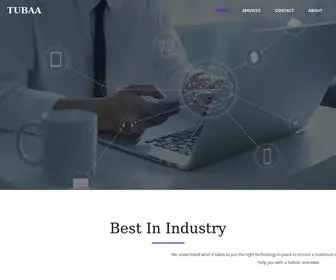 Tubaasolutions.com(Technologies Solutions and Trading) Screenshot