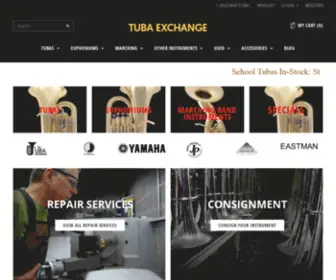 Tubaexchange.com(The Tuba Exchange) Screenshot