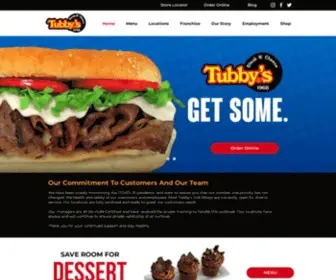 Tubbys.com(Tubby's Sub Shops) Screenshot