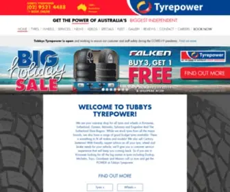 Tubbystyrepower.com.au(Tubby's Tyrepower) Screenshot