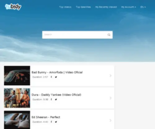 Tubdi.com(Tubidy Mobile Video Search Engine) Screenshot