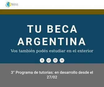 Tubecaargentina.com(Tu Beca Argentina) Screenshot