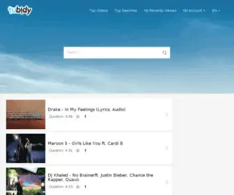 Tubedy.com(Tubidy Mobile Video Search Engine) Screenshot