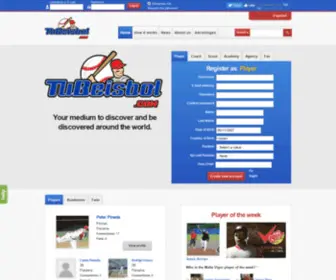 Tubeisbol.com(Tu medio para descubrir y ser descubierto alrededor del mundo) Screenshot