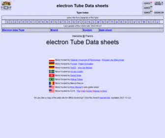Tubes.se(Electron Tube Data sheets) Screenshot