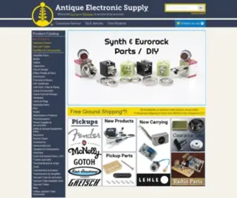 Tubesandmore.com(Antique Electronic Supply) Screenshot