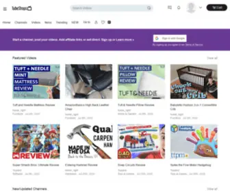 Tubeshops.com(Ecommerce video shopping) Screenshot