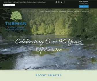 Tubmanfuneralhomes.com(Tubman Funeral Homes) Screenshot