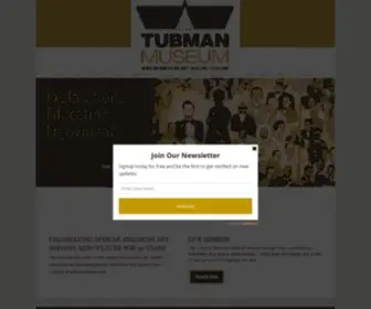 Tubmanmuseum.com(Tubman Museum) Screenshot