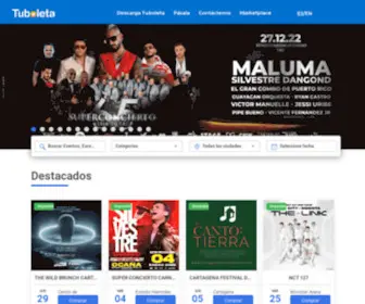 Tuboleta.com(Tu boleta) Screenshot