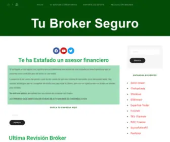 Tubrokerseguro.com(Tu Broker Seguro) Screenshot