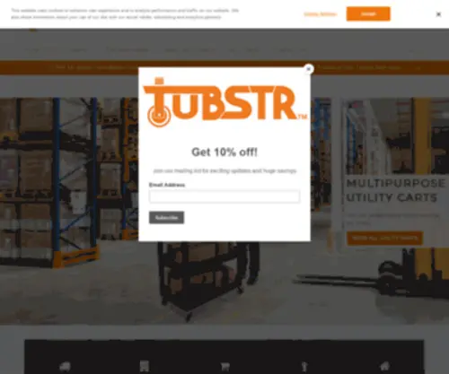 TubsterWorld.com(Tubstr Utility Carts) Screenshot