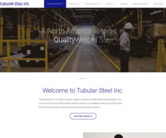 Tubularsteel.ca(Tubularsteel) Screenshot