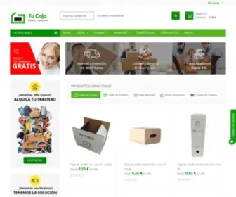 Tucaja.com(Tienda de Cajas de Cartón y Material de Embalaje) Screenshot