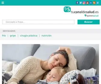 Tucanaldesalud.es(Tu canal de salud) Screenshot