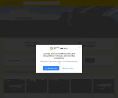 Tucarro.com.co(TuCarro en Mercadolibre Colombia) Screenshot