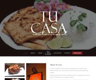 Tucasarestaurant.com(Tu Casa) Screenshot