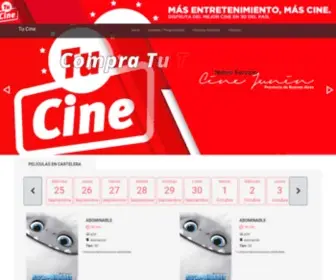 Tucine.com.ar(HTML) Screenshot