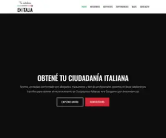 Tuciudadaniaenitalia.com(Tu Ciudadania en Italia) Screenshot